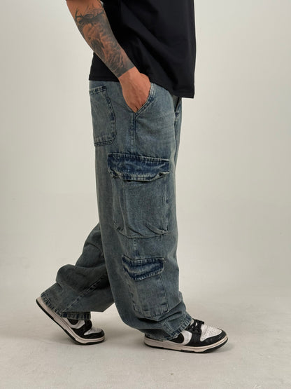 Jean Baggy – Azul Gastado