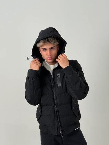 Campera Puffer Hombre con Capucha – Súper Abrigada