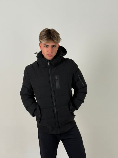 Campera Puffer Hombre con Capucha – Súper Abrigada